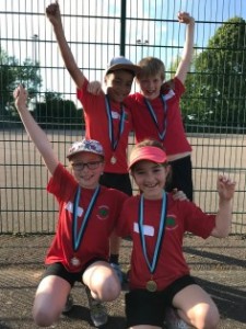 Haslingfield celebrate finishing as runners up