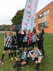 Waterbeach celebrate their win!