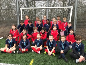 Harston & Newton Primary school winners in the Cup and Plate 