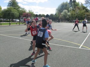 Action from the A Team Shield finals
