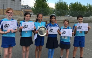 Pendragon Primary School winners of A Team Plate
