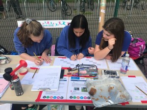 Impington leaders overseeing the results table